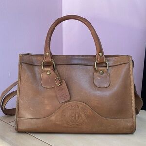 Ghurka Tan Leather Handbag